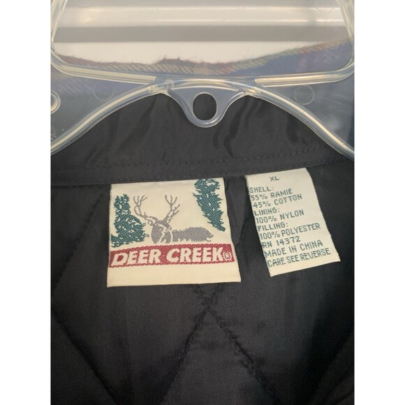 Deer Creek Mens Flannel Shirt Jacket Quilt Lined Plaid Size XL Work Shirt - Picture 6 of 14